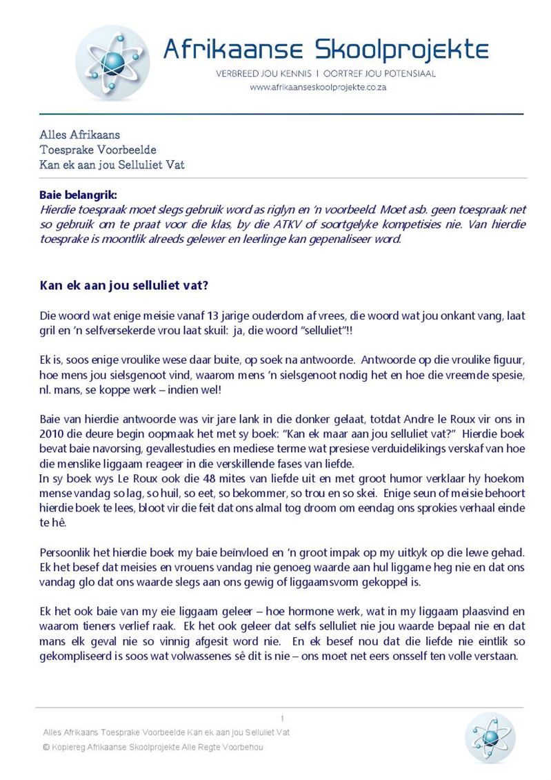 Alles Afrikaans Huistaal