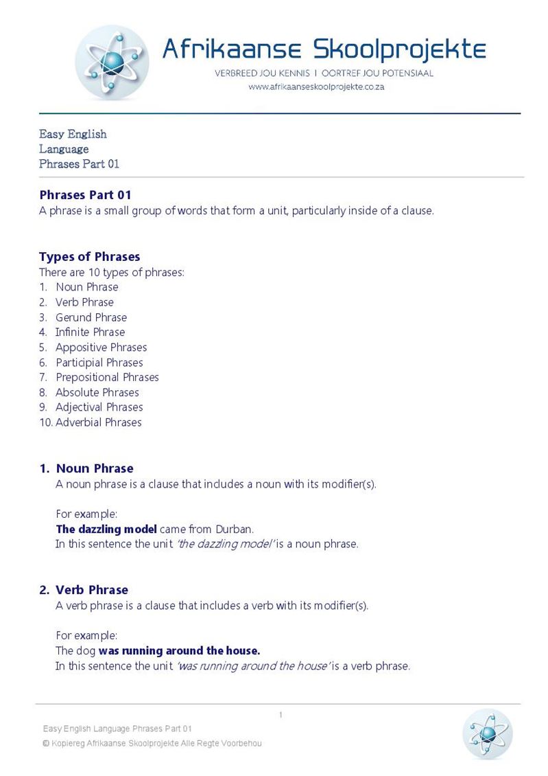 Easy English First Additional Language